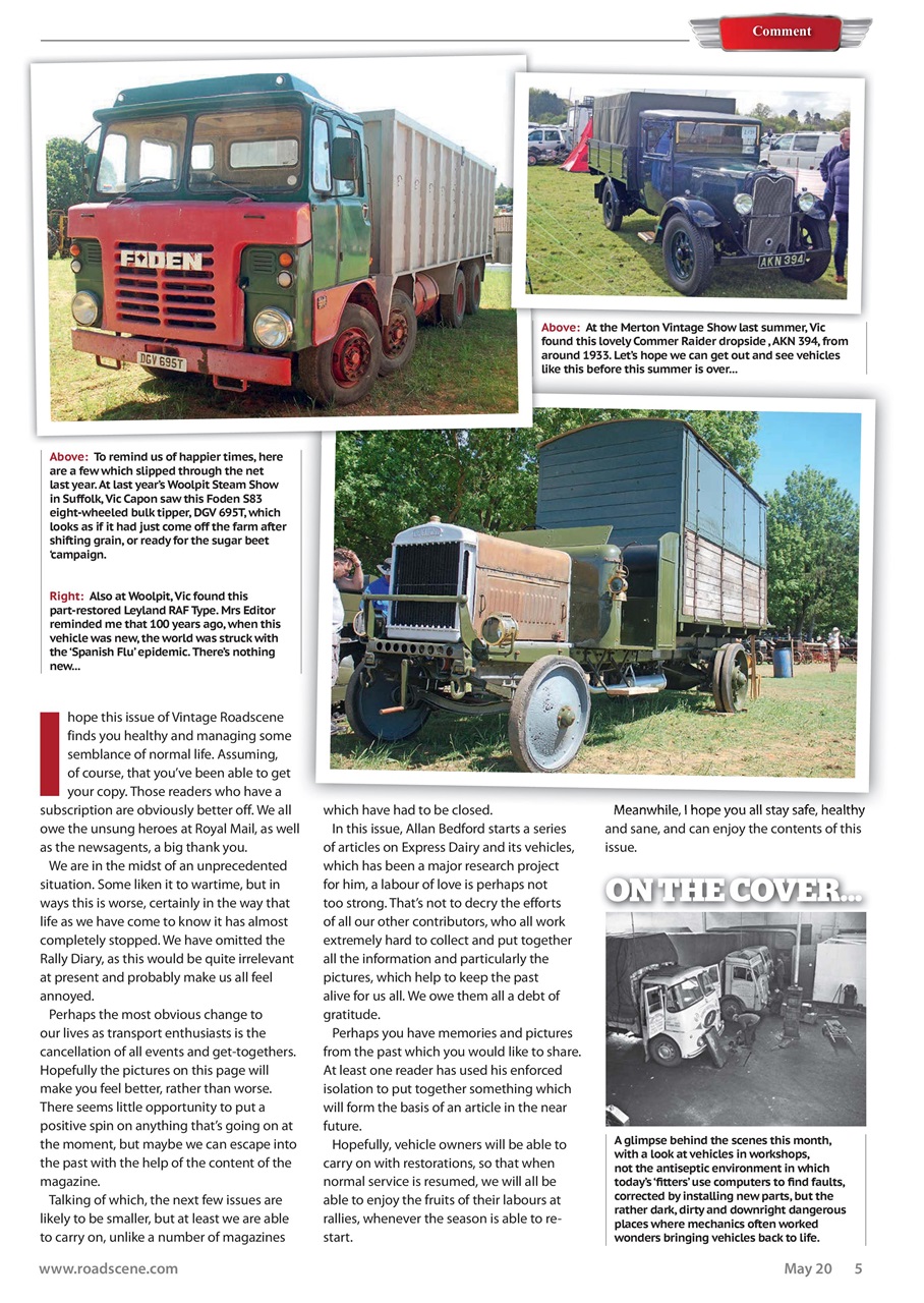 Vintage Roadscene Preview Pages