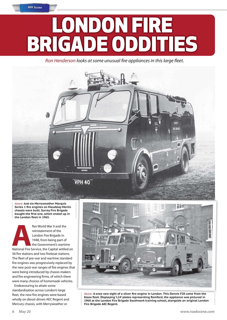Vintage Roadscene Preview Pages