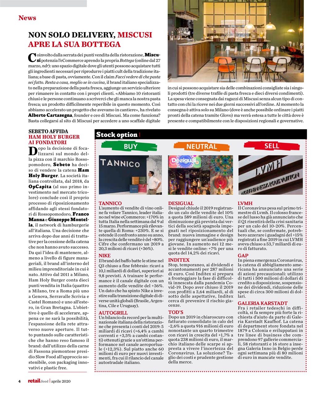 Retail&food Preview Pages