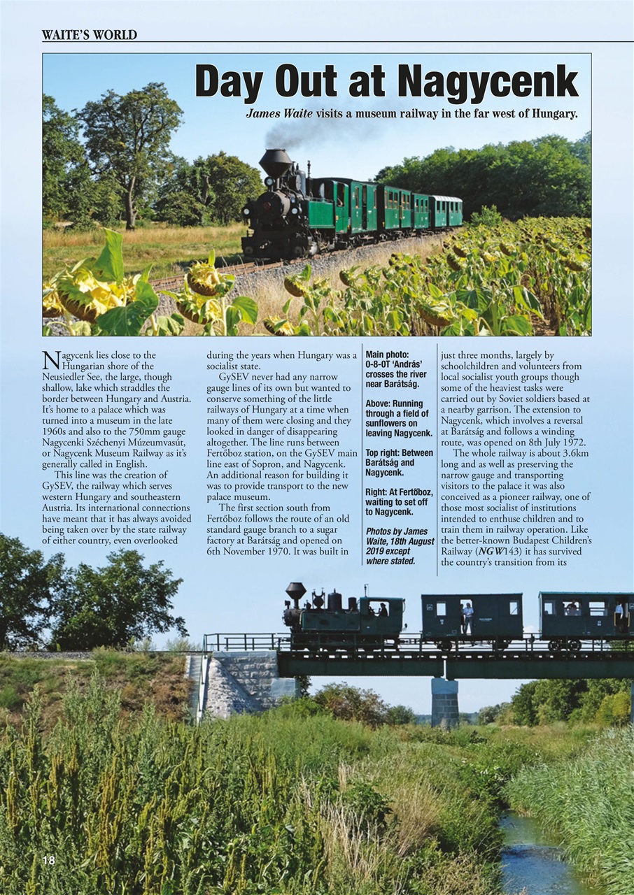 Narrow Gauge World Preview Pages
