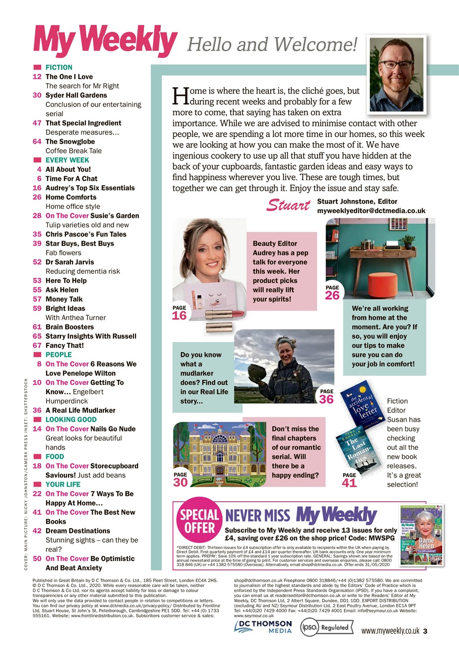 My Weekly Preview Pages