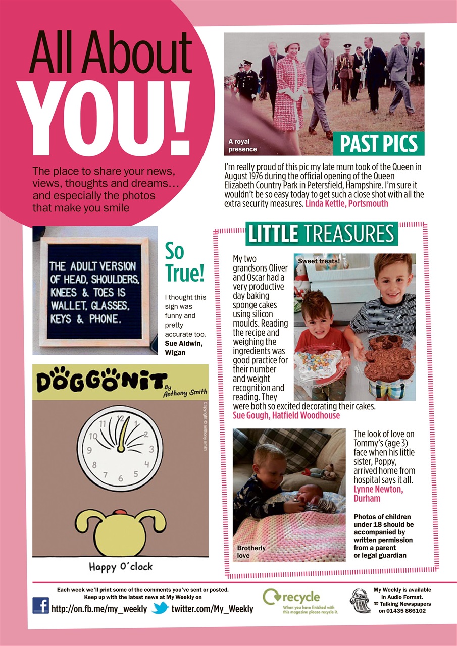 My Weekly Preview Pages
