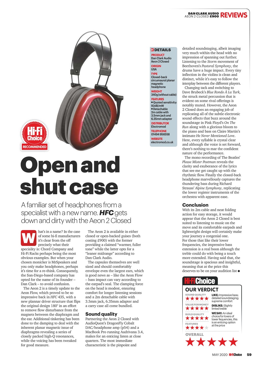 Hi-Fi Choice Preview Pages