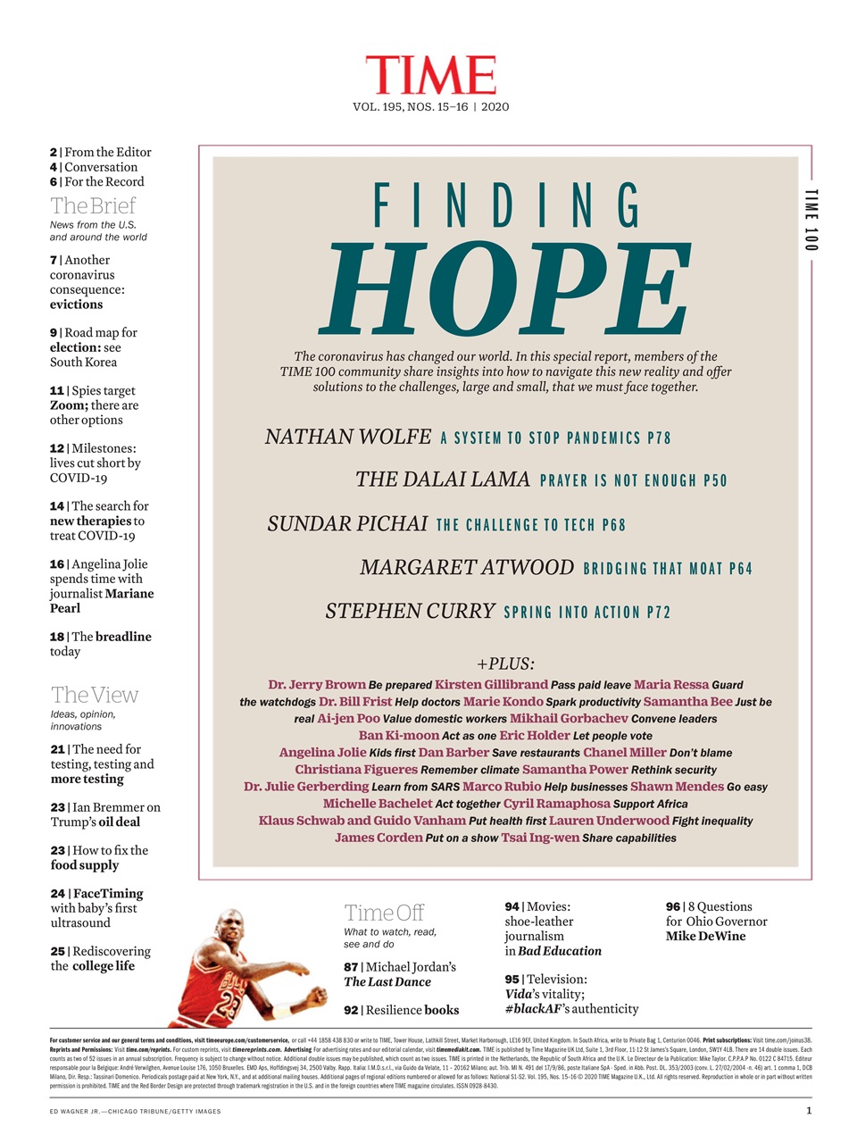 TIME Magazine Europe Preview Pages