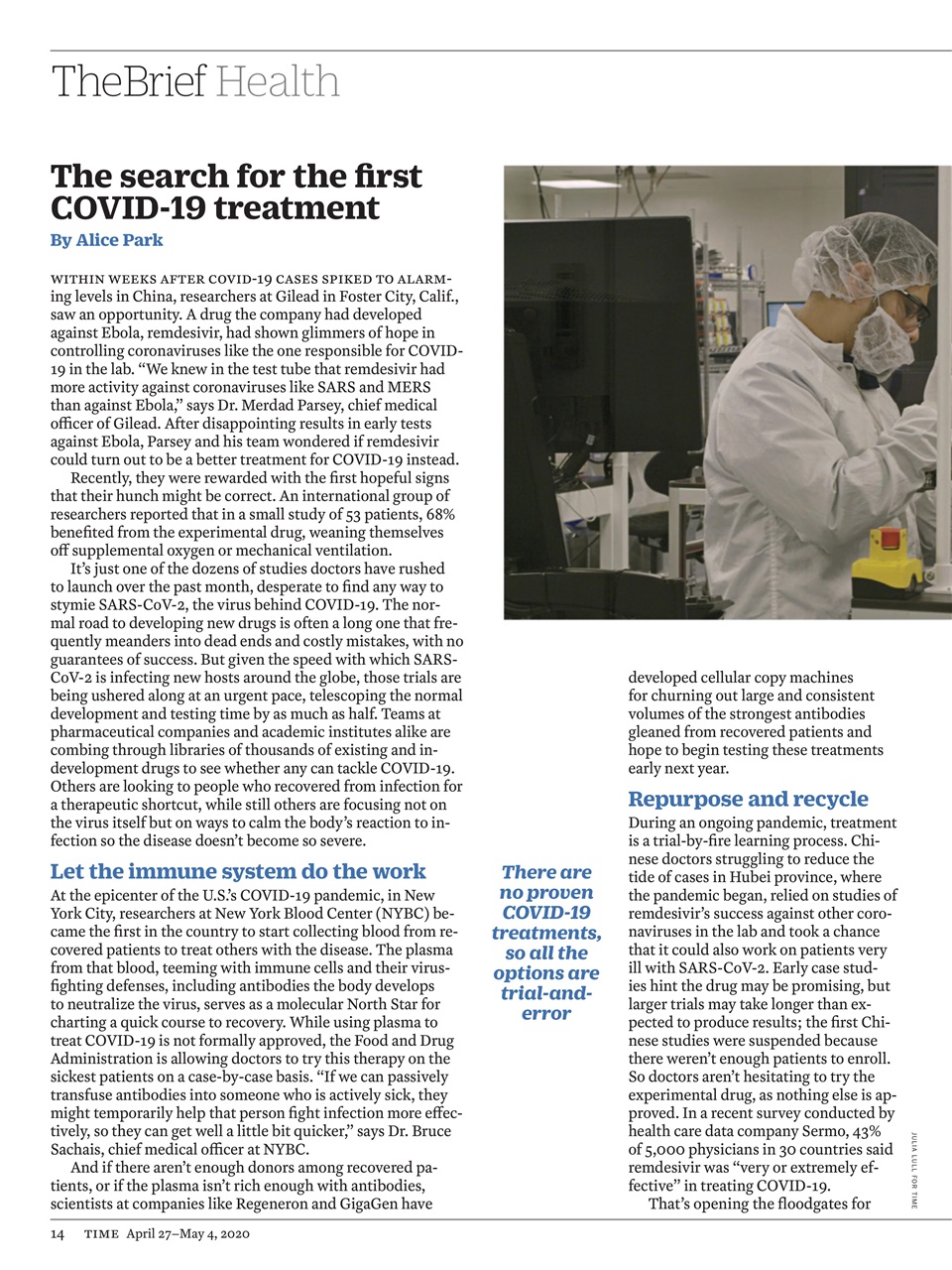 TIME Magazine Europe Preview Pages