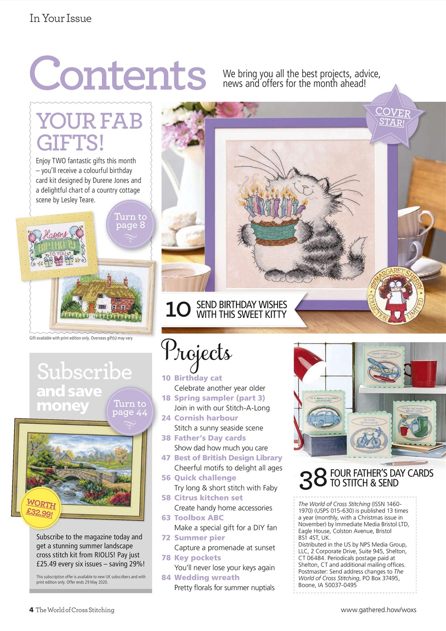 The World of Cross Stitching Preview Pages