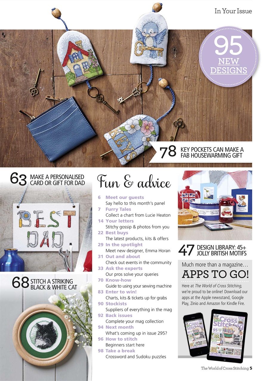 The World of Cross Stitching Preview Pages