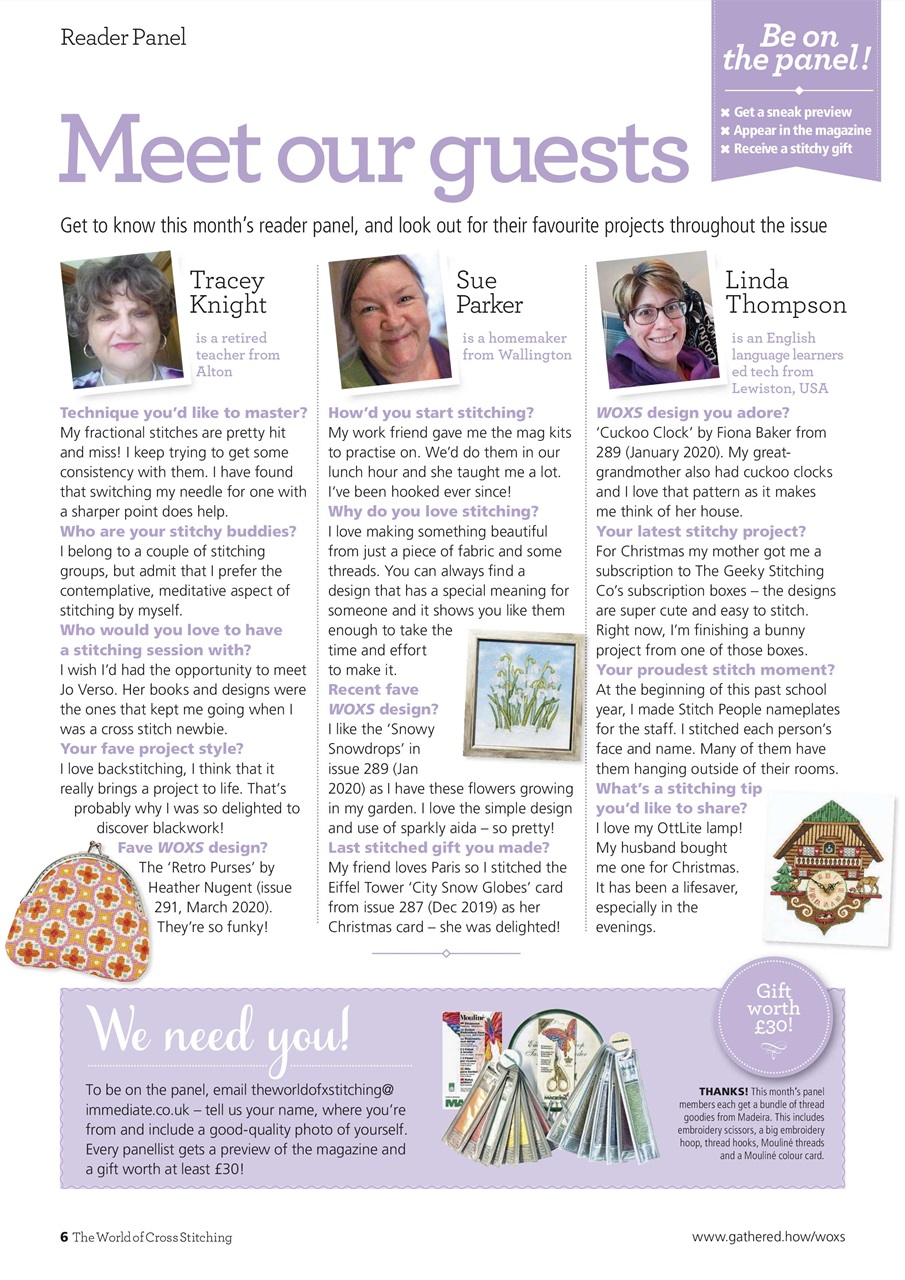 The World of Cross Stitching Preview Pages