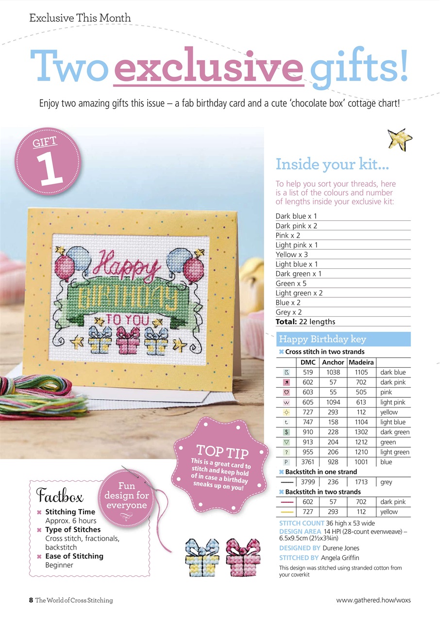 The World of Cross Stitching Preview Pages