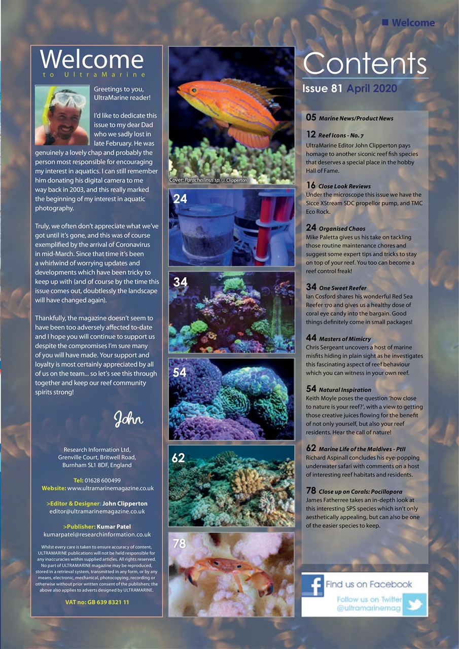 UltraMarine Magazine Preview Pages