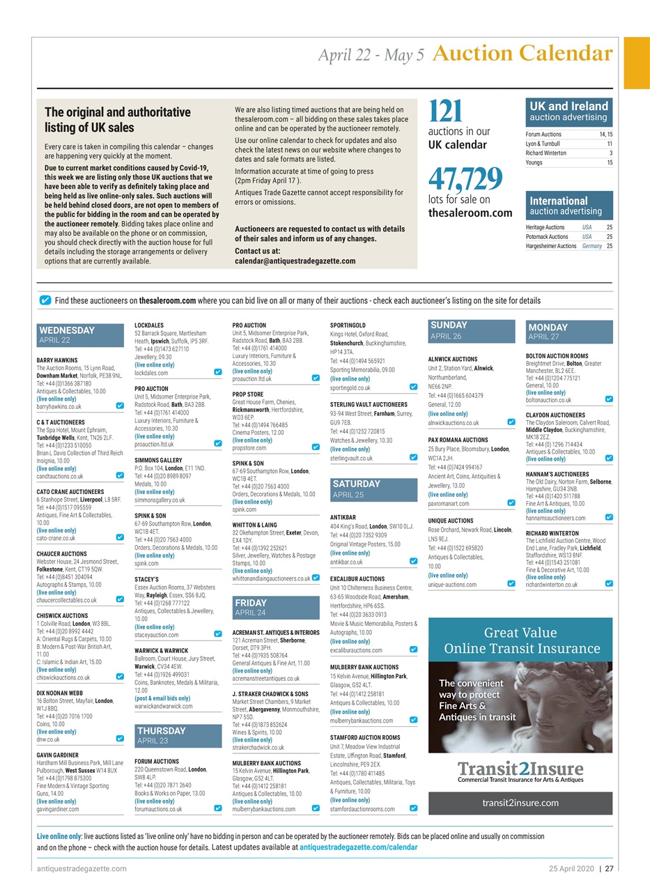 Antiques Trade Gazette Preview Pages
