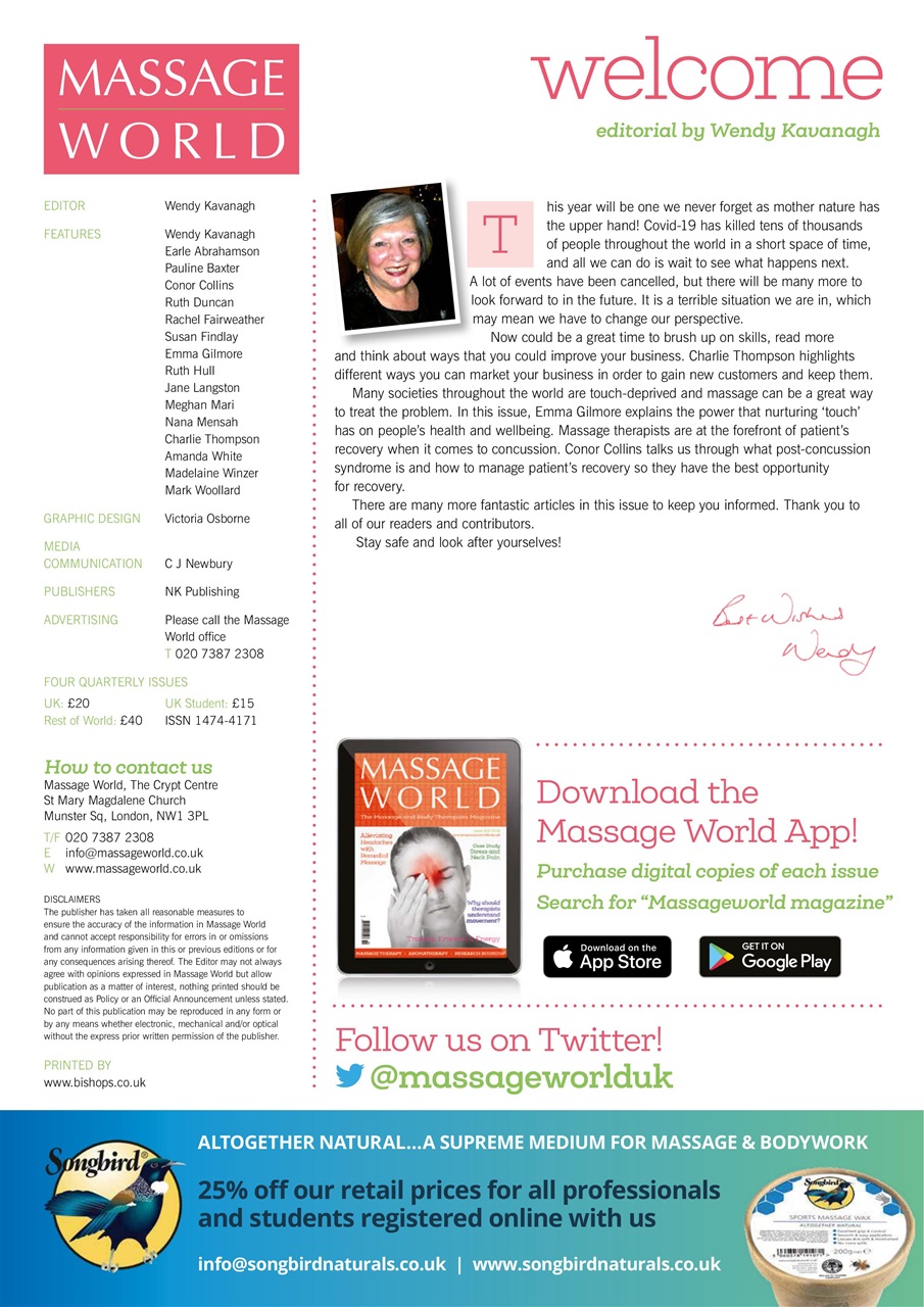 Massage World Preview Pages