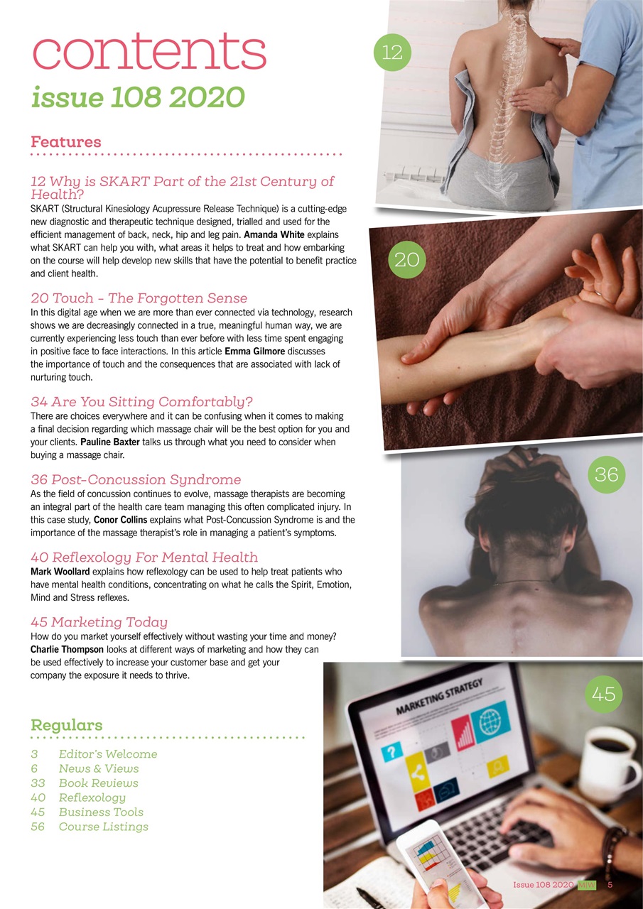 Massage World Preview Pages