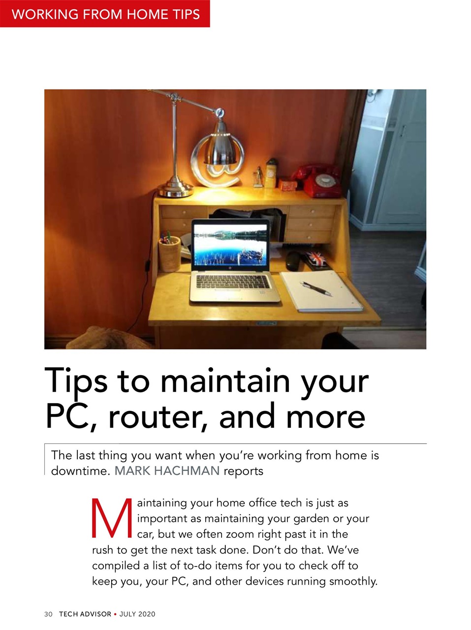 Tech Advisor Preview Pages