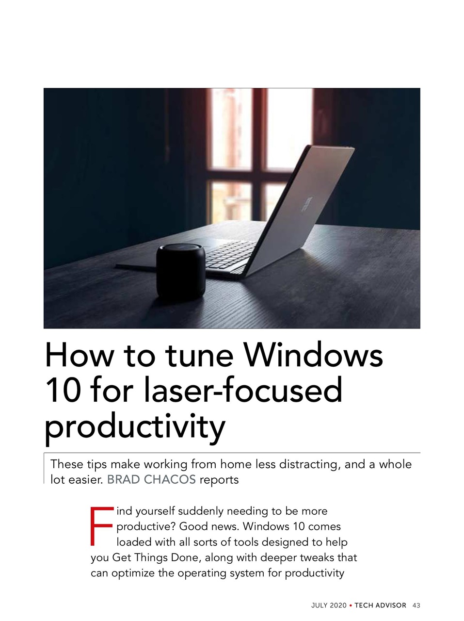 Tech Advisor Preview Pages