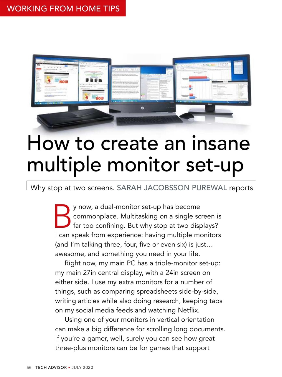 Tech Advisor Preview Pages