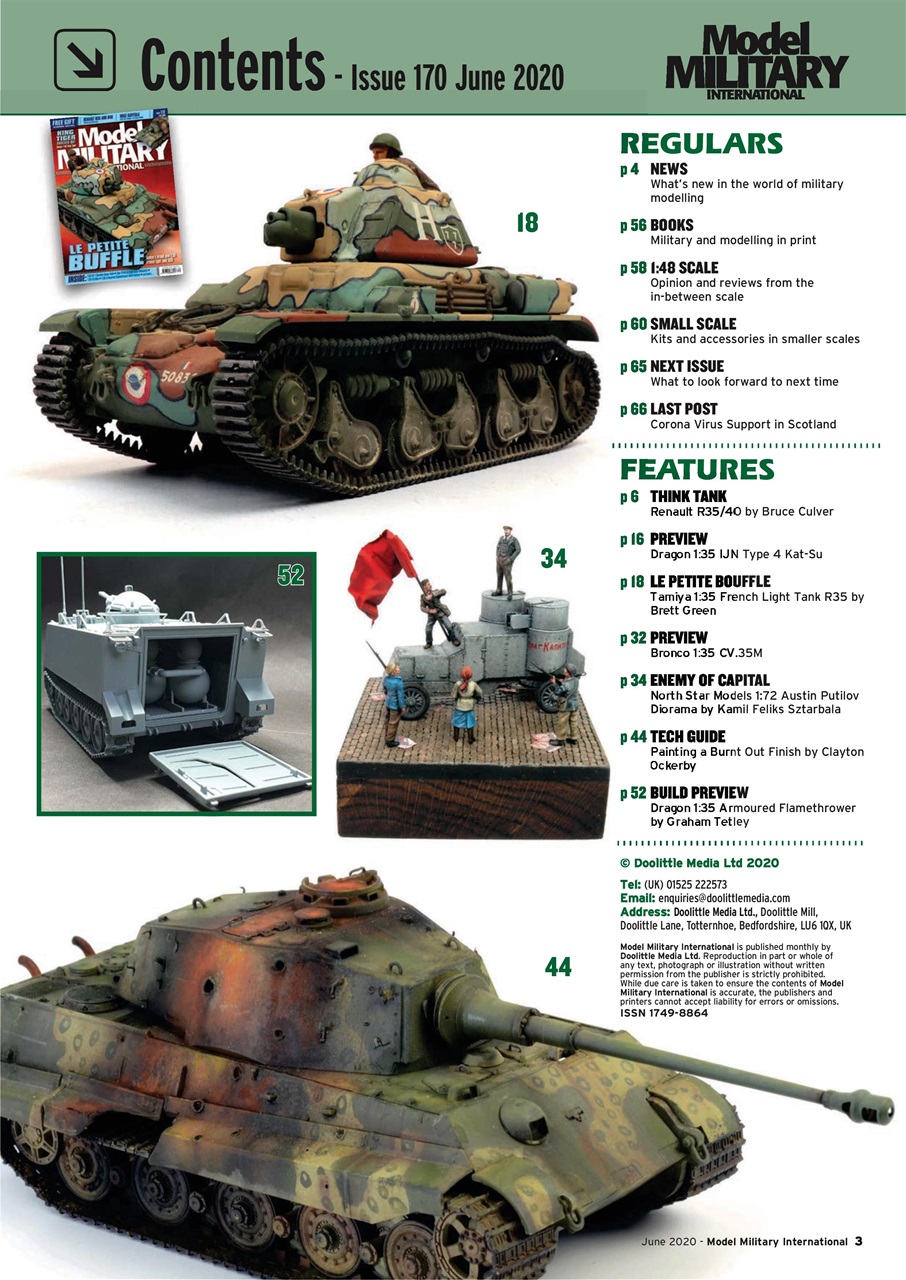 Military Modelling International Magazine Preview Pages