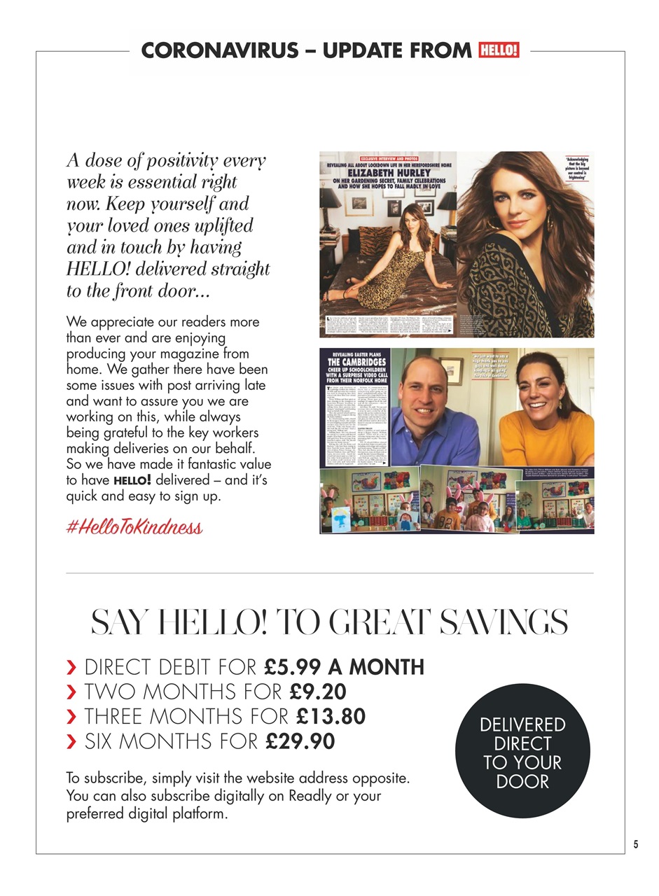 Hello! Magazine Preview Pages
