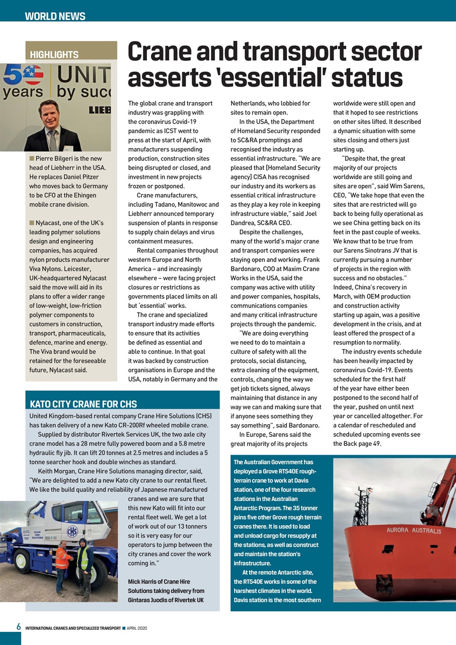 Int. Cranes and Specialized Transp Preview Pages