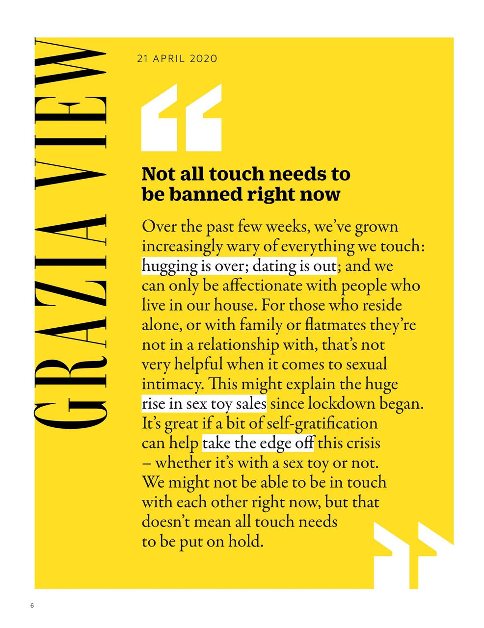 Grazia Preview Pages