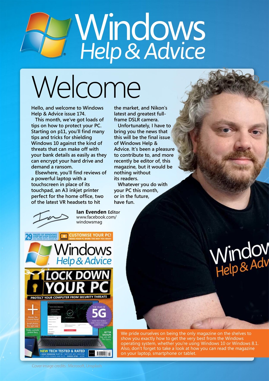 Windows Help & Advice Preview Pages