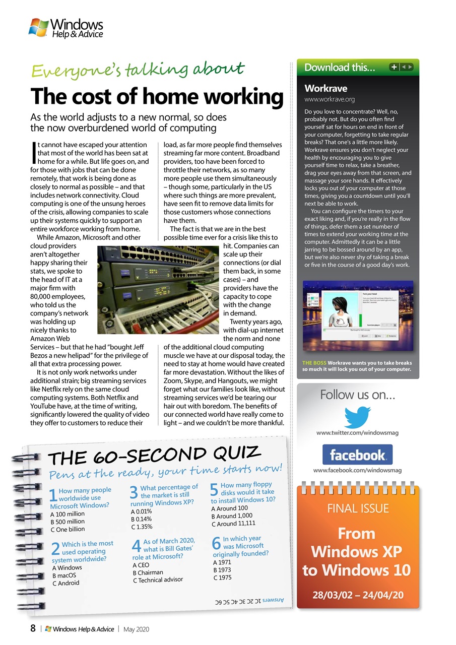 Windows Help & Advice Preview Pages