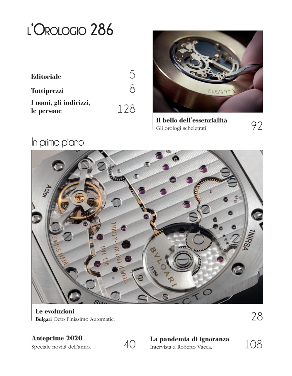 L'Orologio Preview Pages
