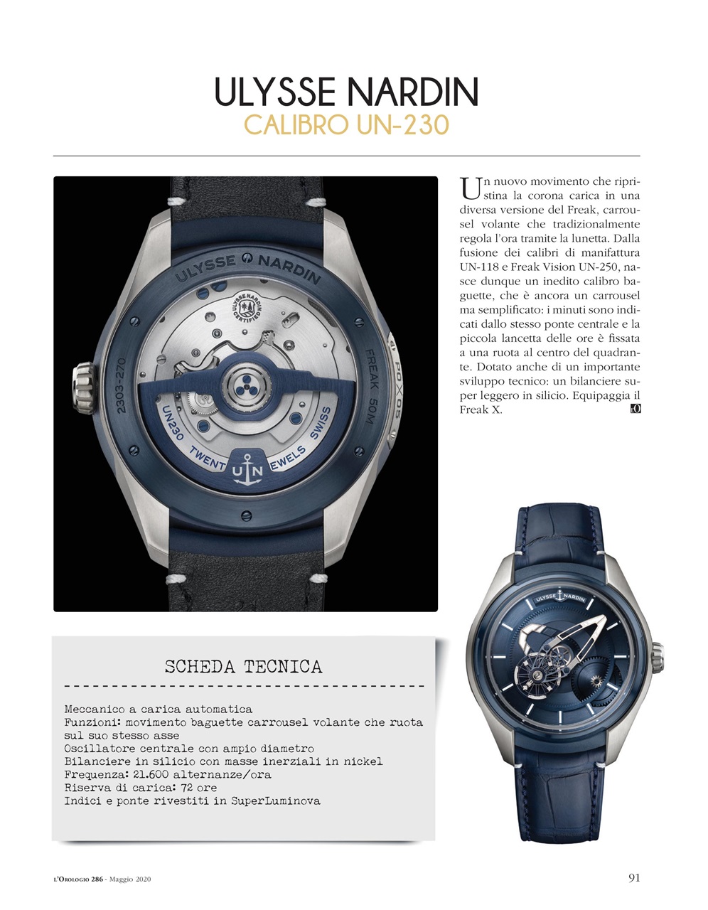 L'Orologio Preview Pages