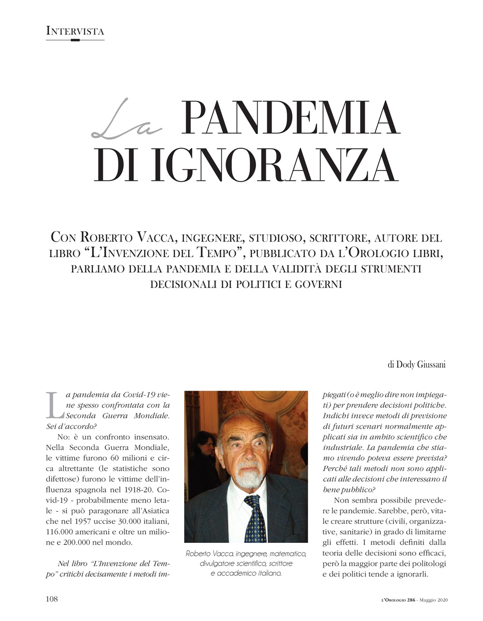 L'Orologio Preview Pages