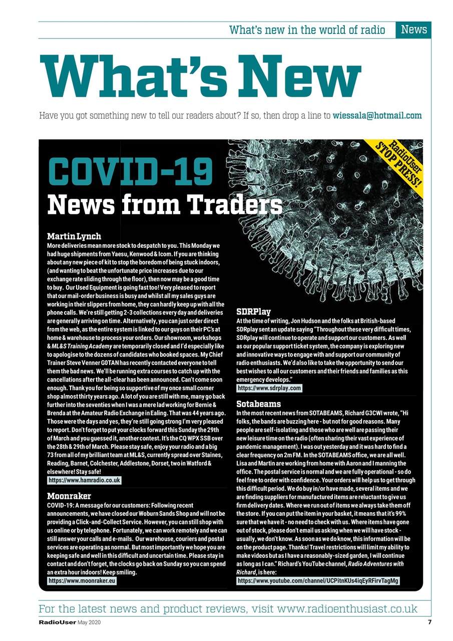 Radio User Preview Pages