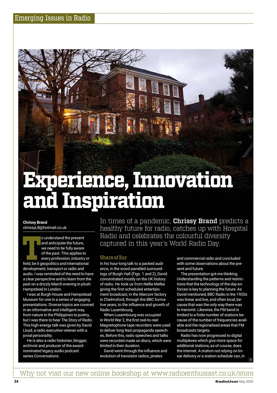 Radio User Preview Pages