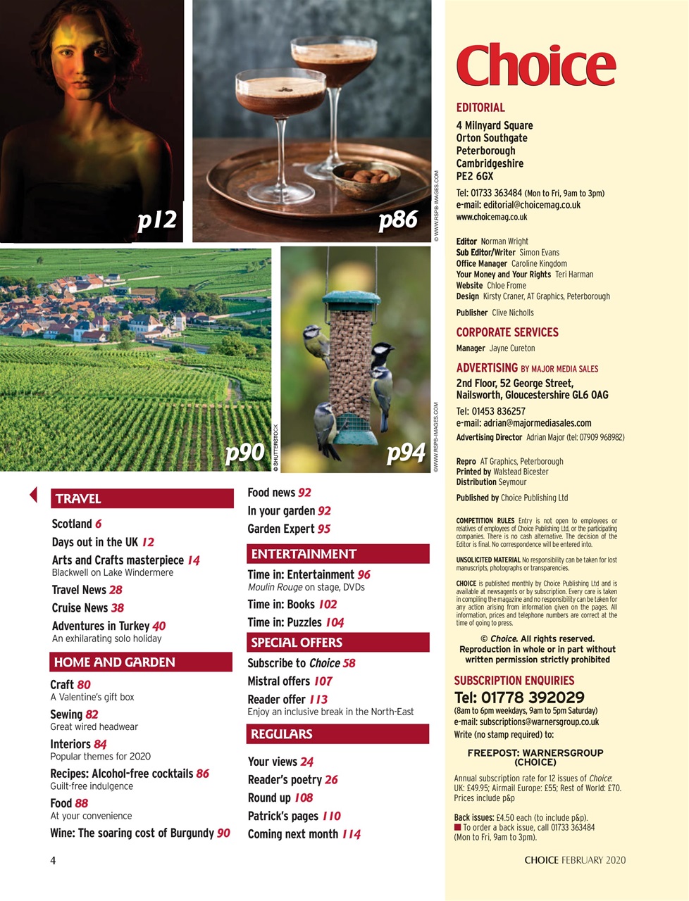 Choice Magazine Preview Pages