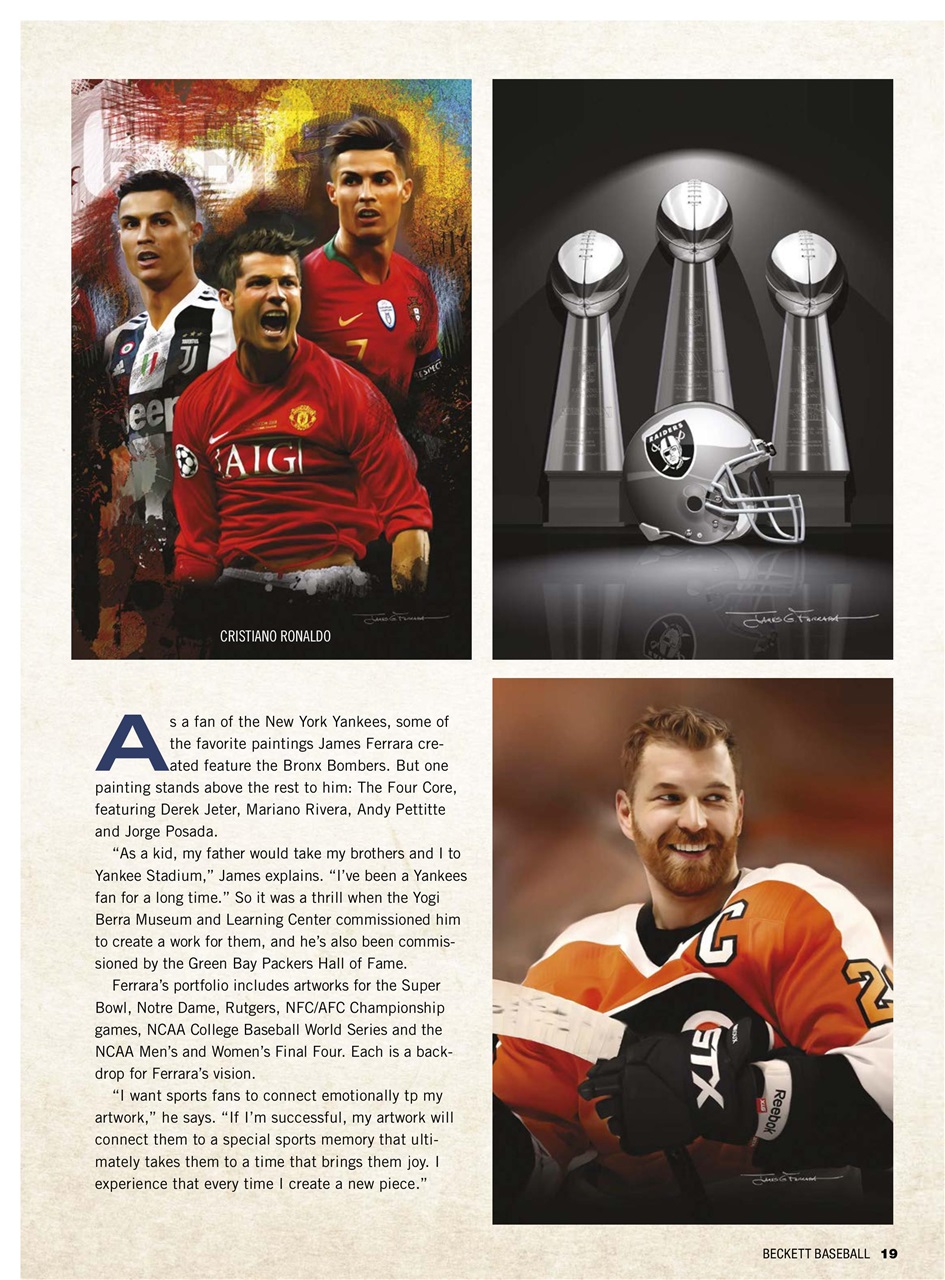 Beckett Baseball Magazine Preview Pages