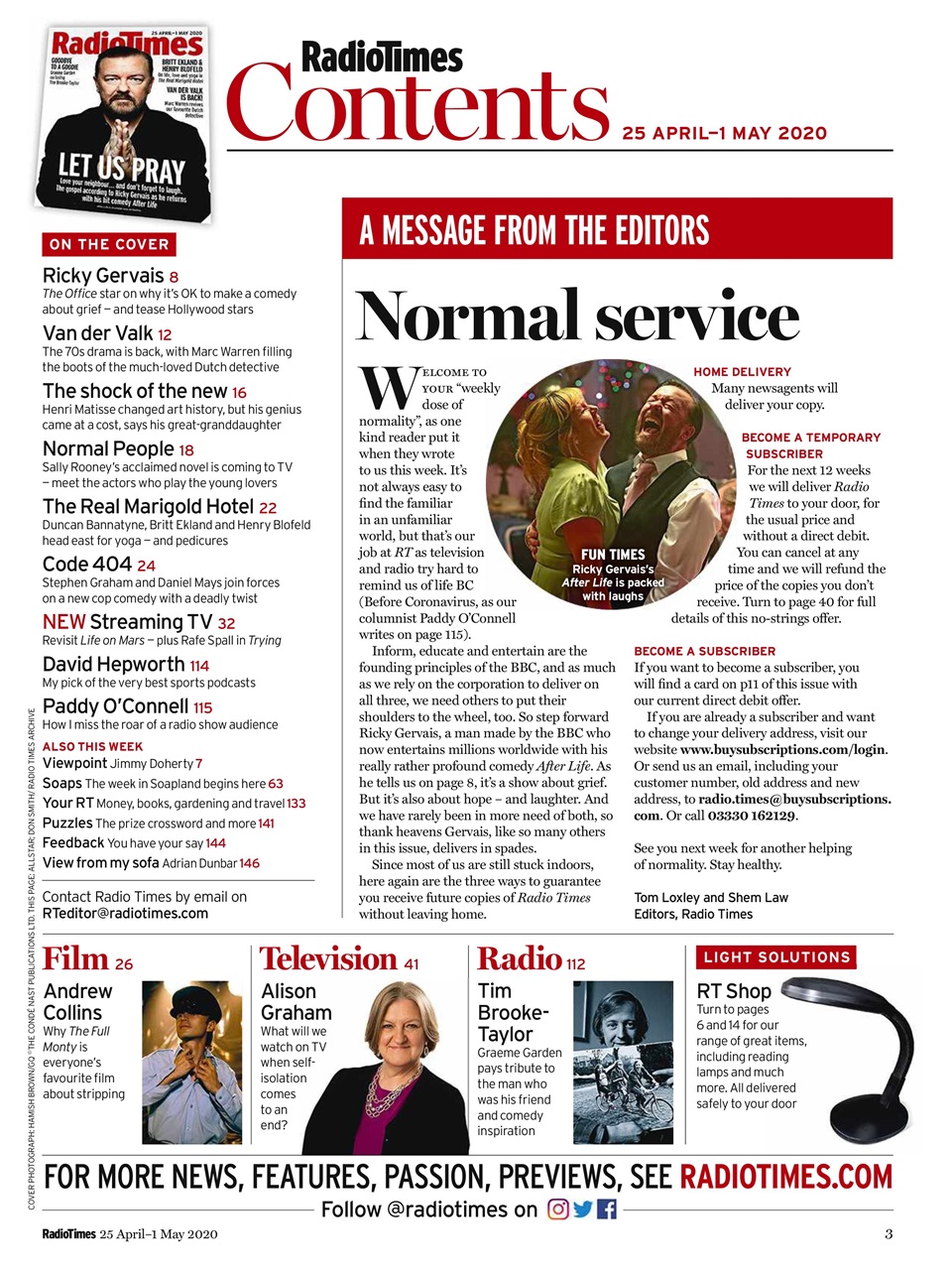 Radio Times Preview Pages
