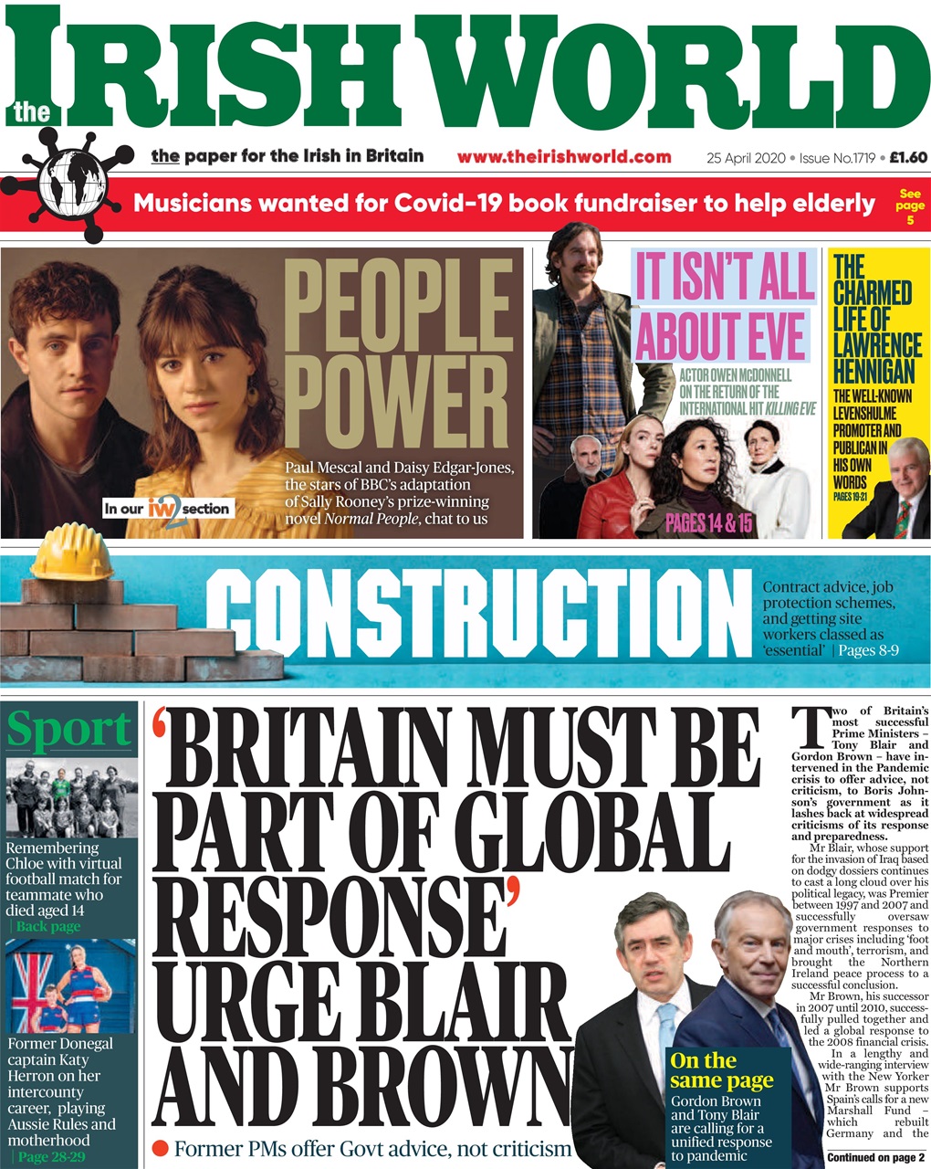 Irish World Preview Pages