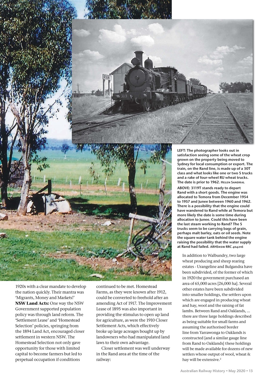 Australian Railway History Preview Pages