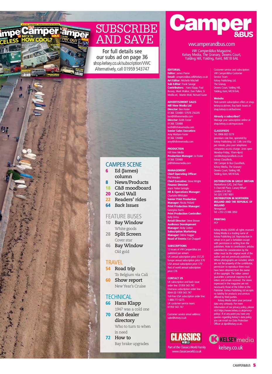 VW Camper Preview Pages