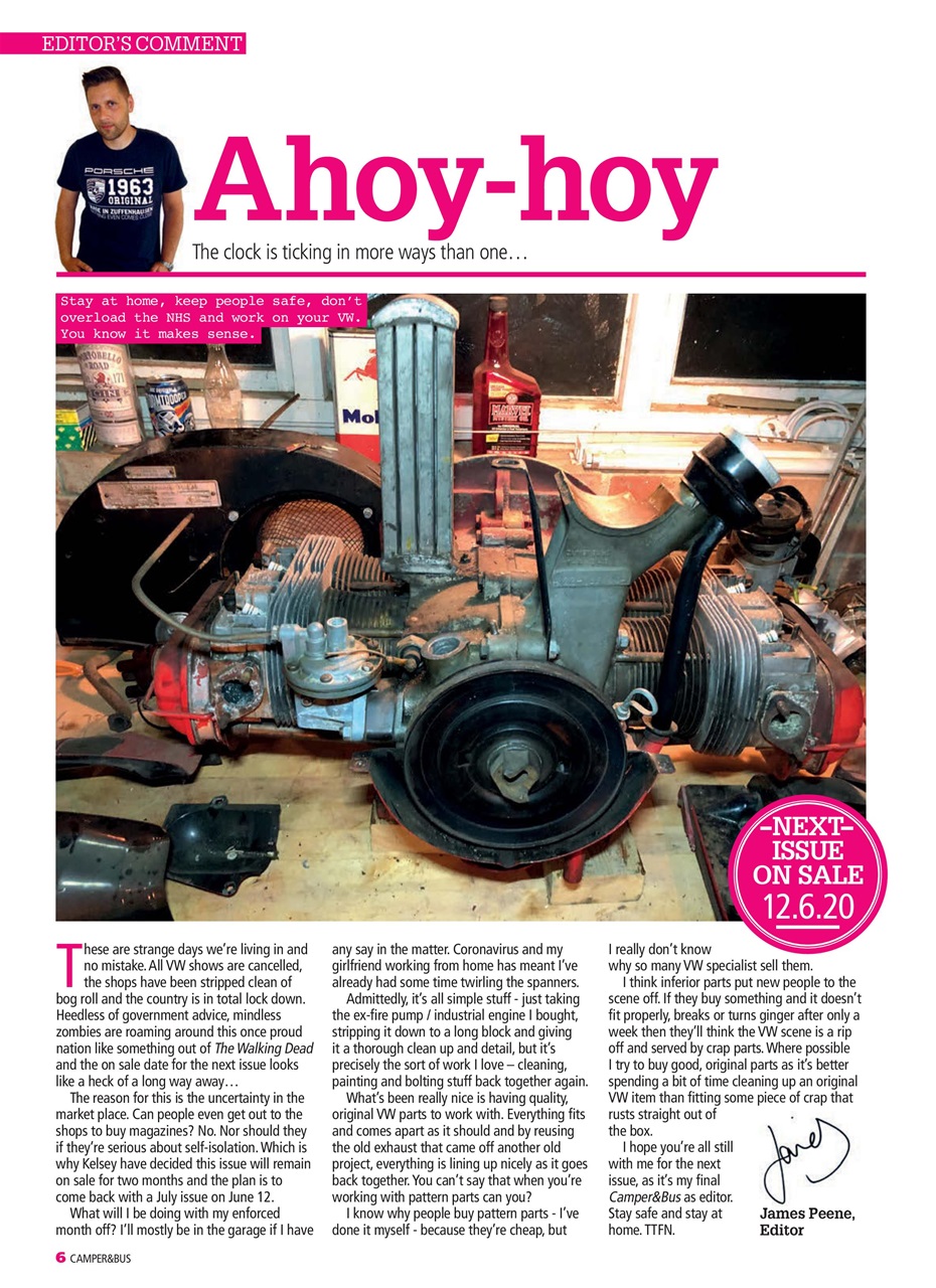 VW Camper Preview Pages