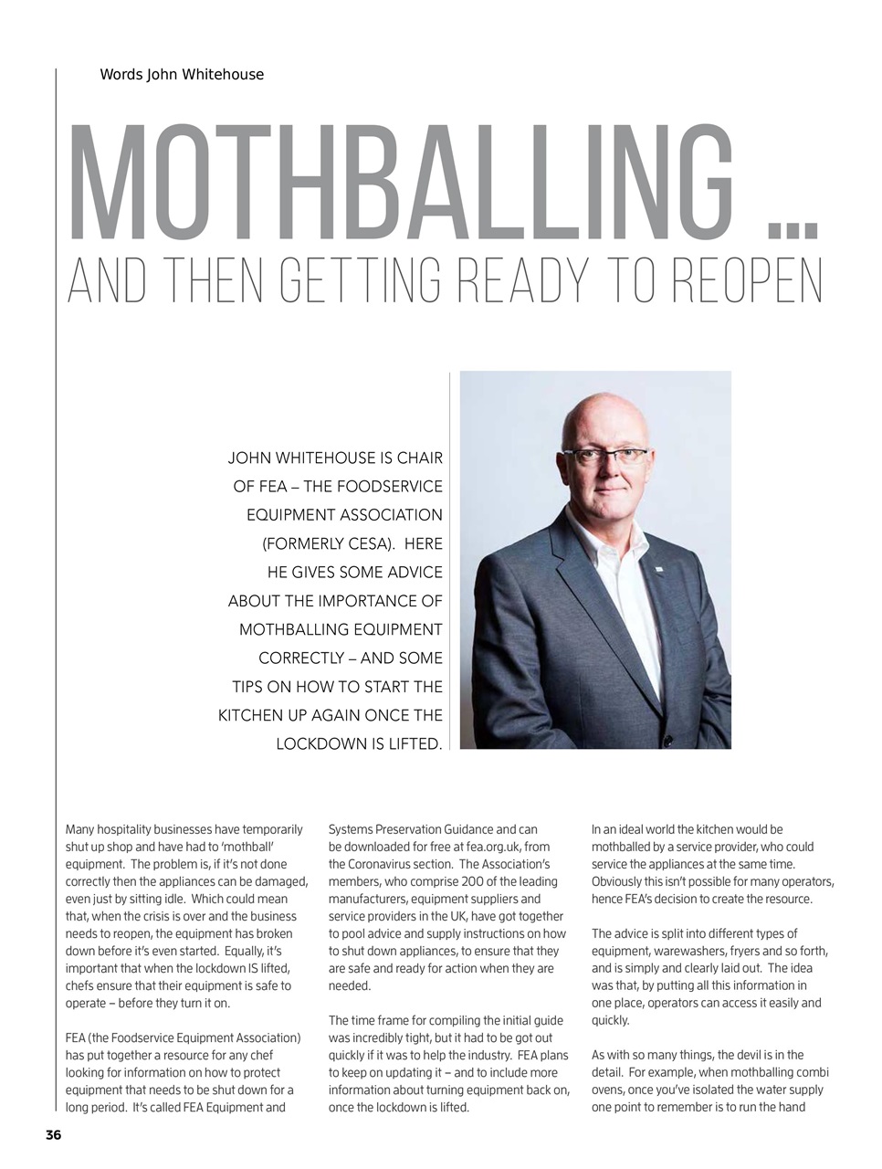 Chef & Restaurant Magazine Preview Pages