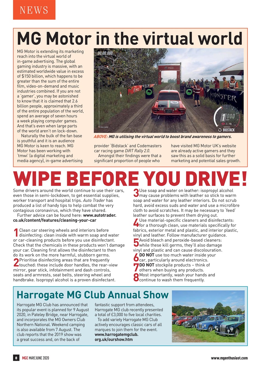 MG Enthusiast Preview Pages