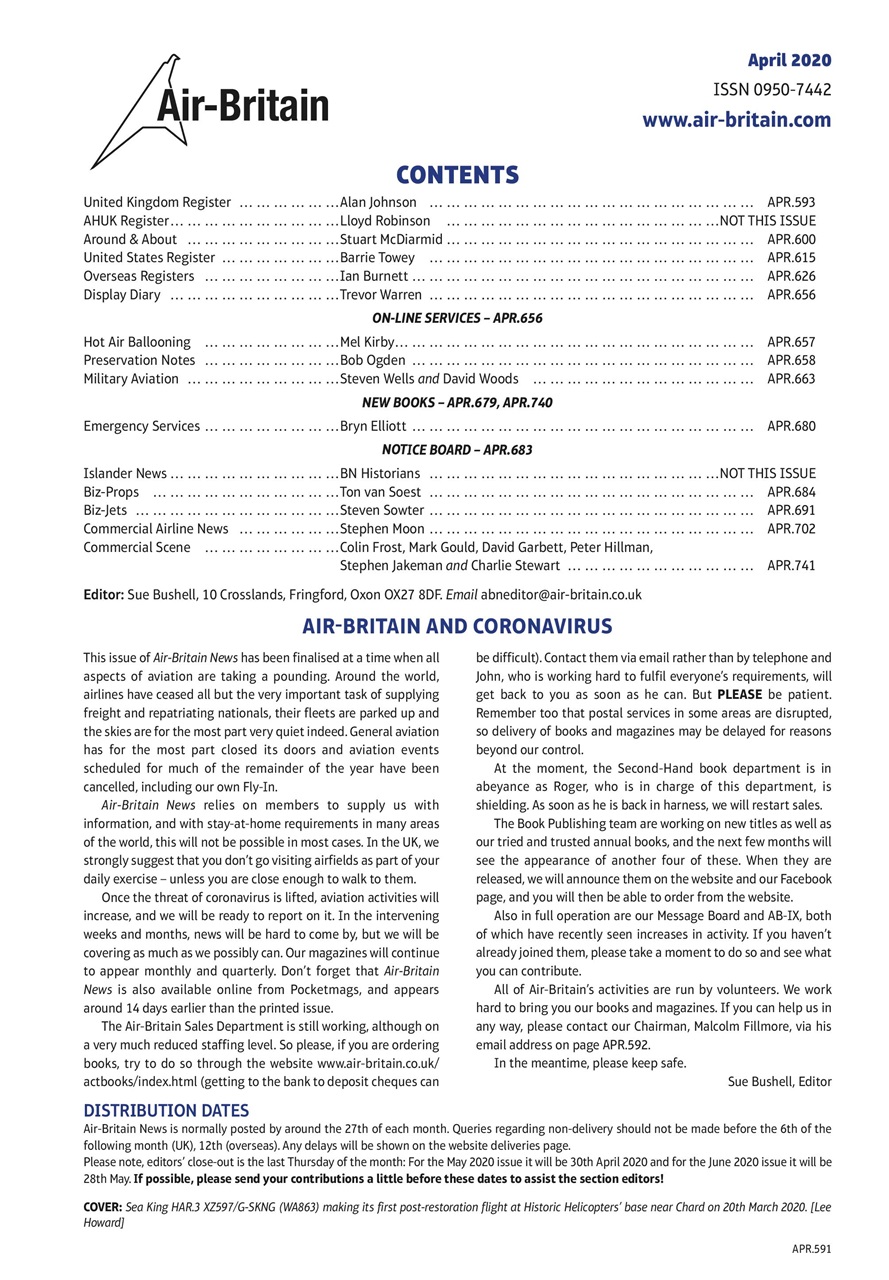 Air Britain News Preview Pages