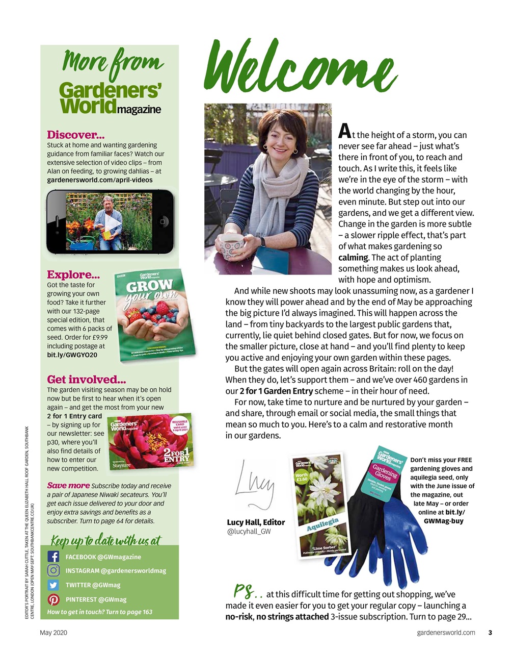 BBC Gardeners’ World Magazine Preview Pages
