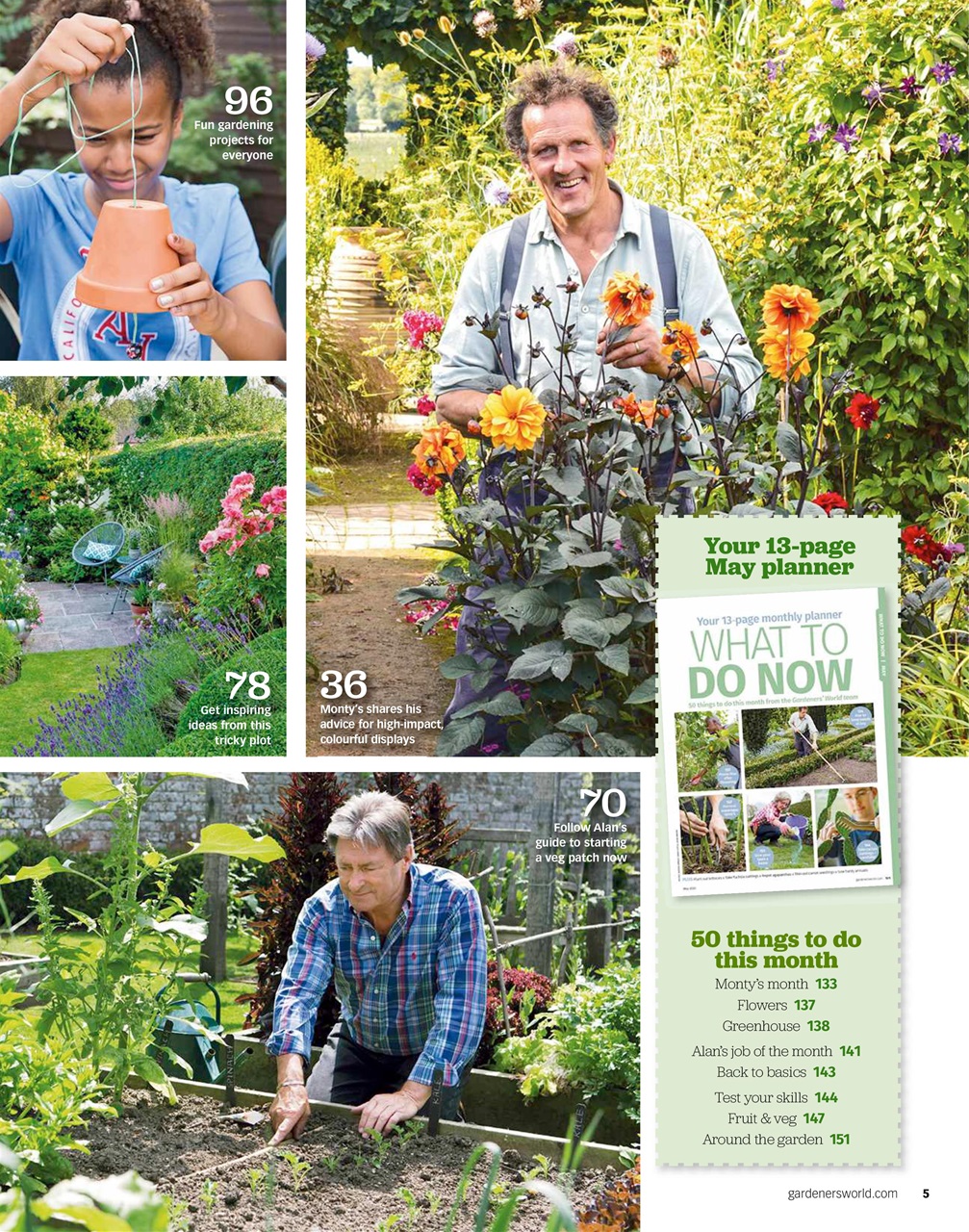 BBC Gardeners’ World Magazine Preview Pages
