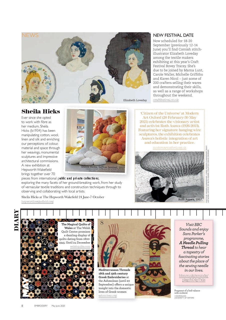 Embroidery Magazine Preview Pages