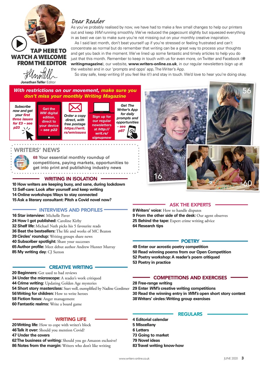 Writing Magazine Preview Pages