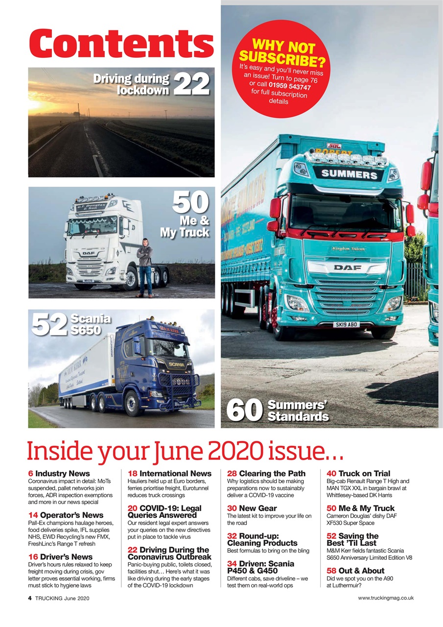Trucking Magazine Preview Pages