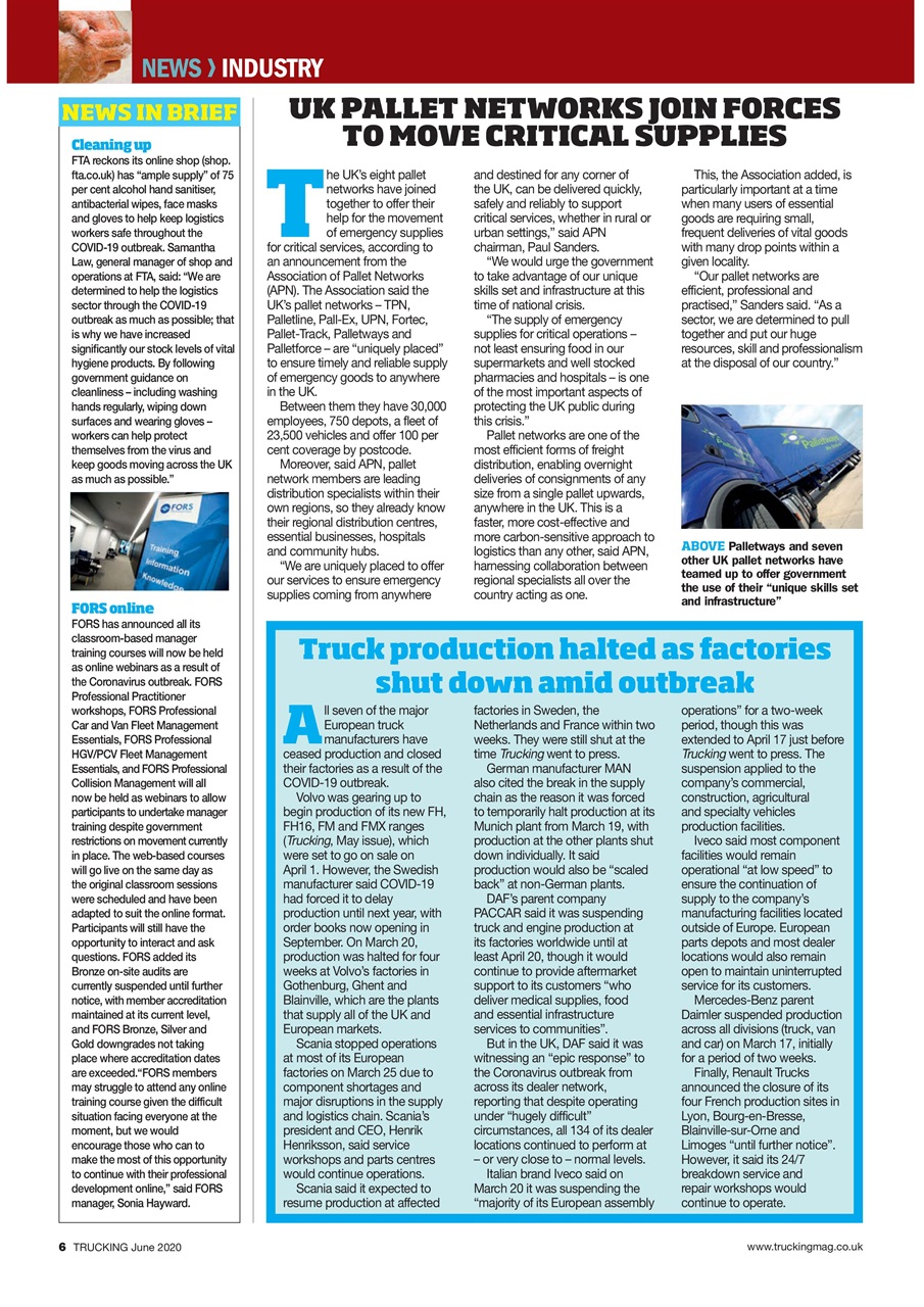 Trucking Magazine Preview Pages