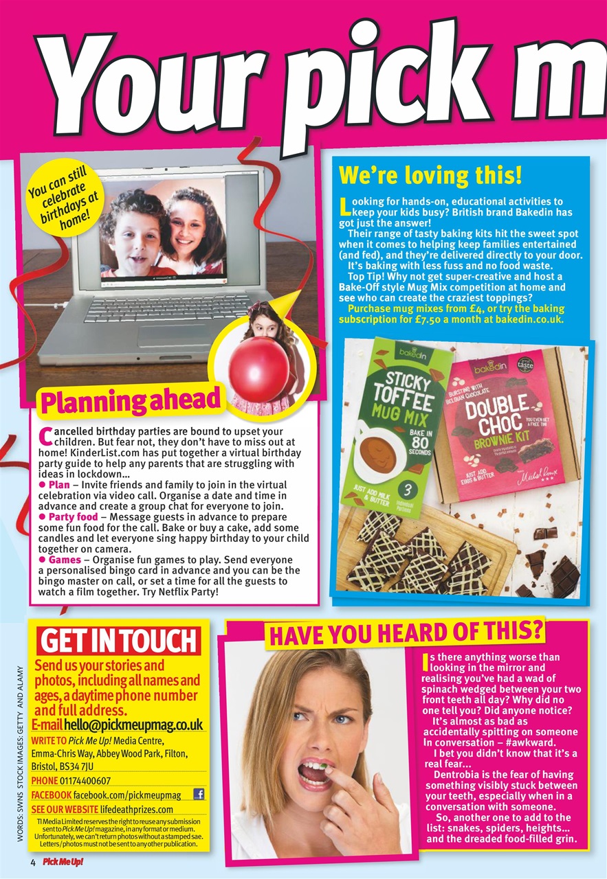 Pick Me Up Preview Pages