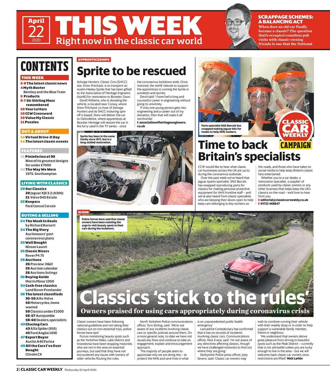 Classic Car Weekly Preview Pages