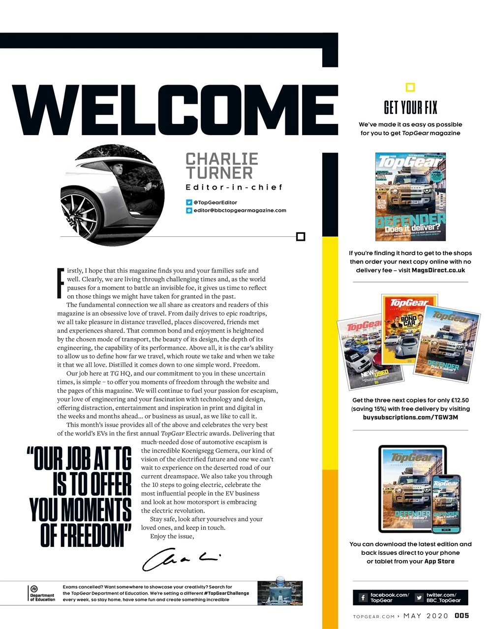 BBC Top Gear Magazine Preview Pages